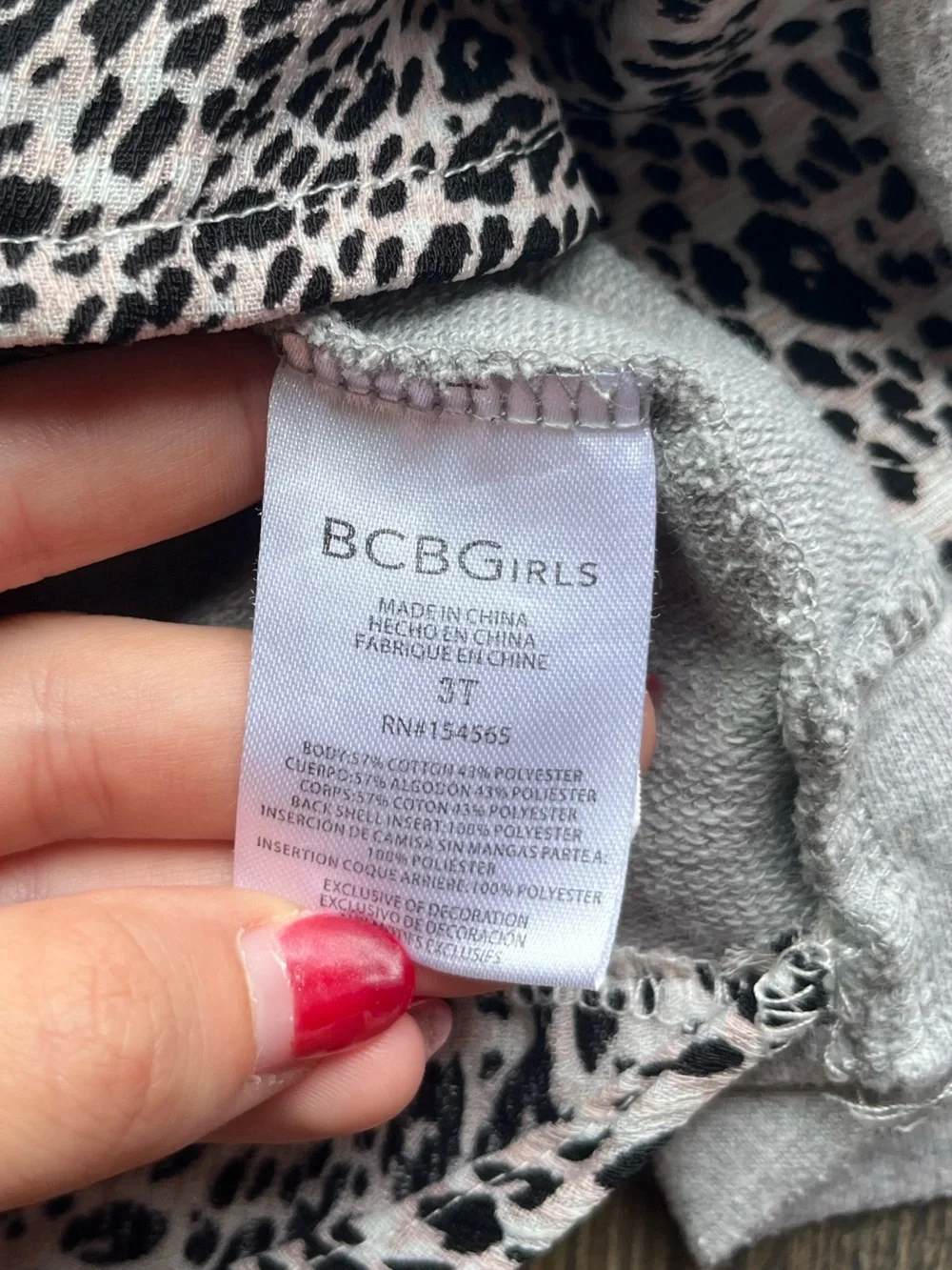 BCBGirls Layered Sweatshirt